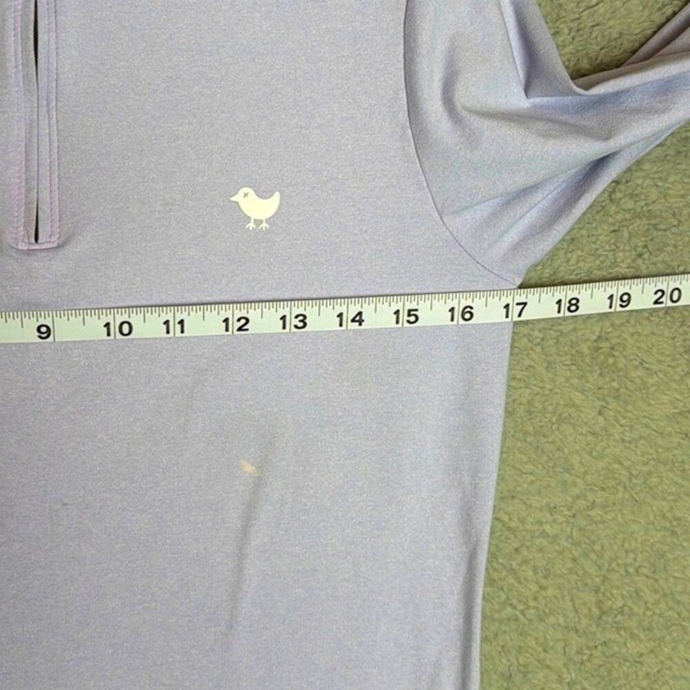 Bad Birdie Golf Pullover Lavender 1/4 Zip Size S Performance Top Pickleball - Picture 5 of 10
